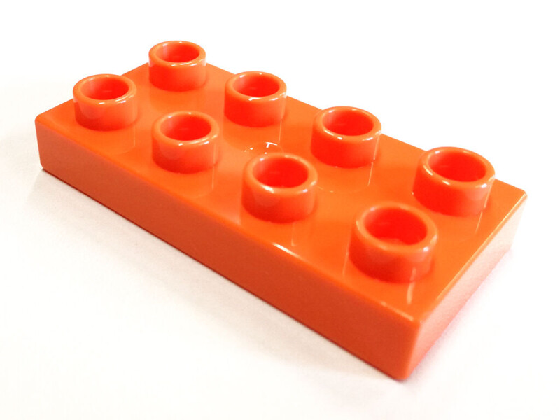 L-W Toys Junior Kostka 4x2  nízká oranžová